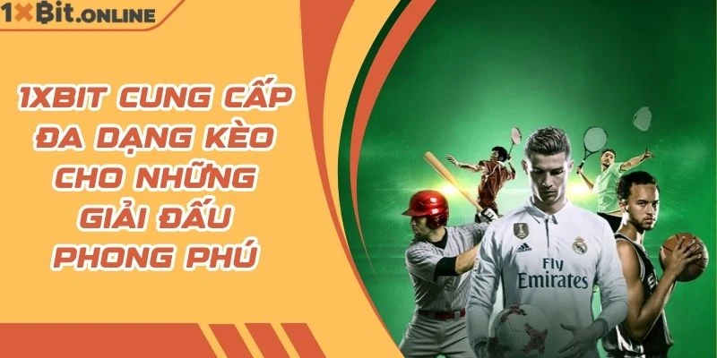1xBit cung cấp đa dạng kèo cho những giải đấu phong phú